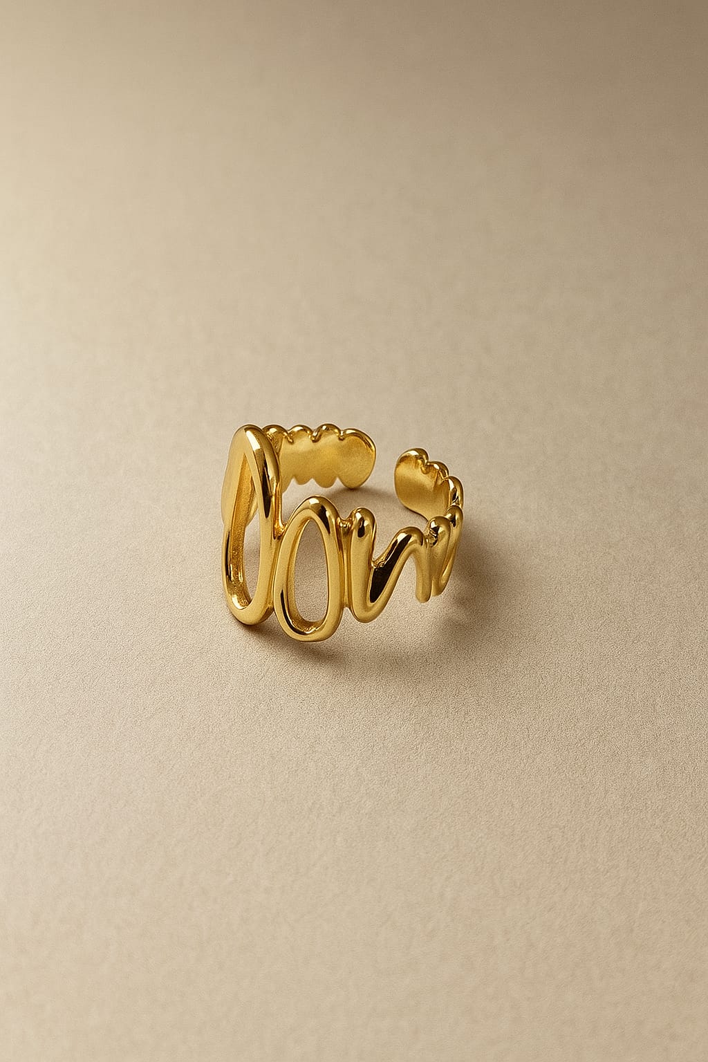 Golden Whisper Ring